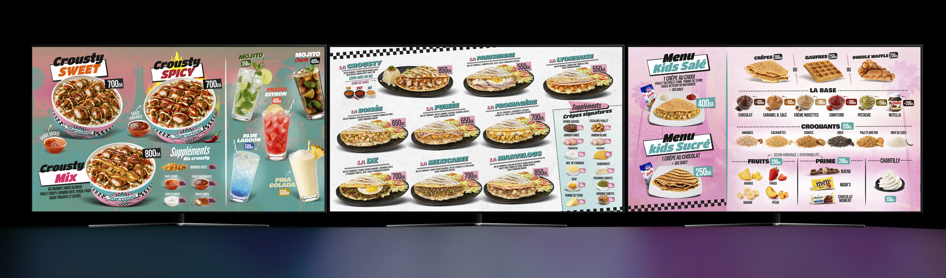 MENU BOARD